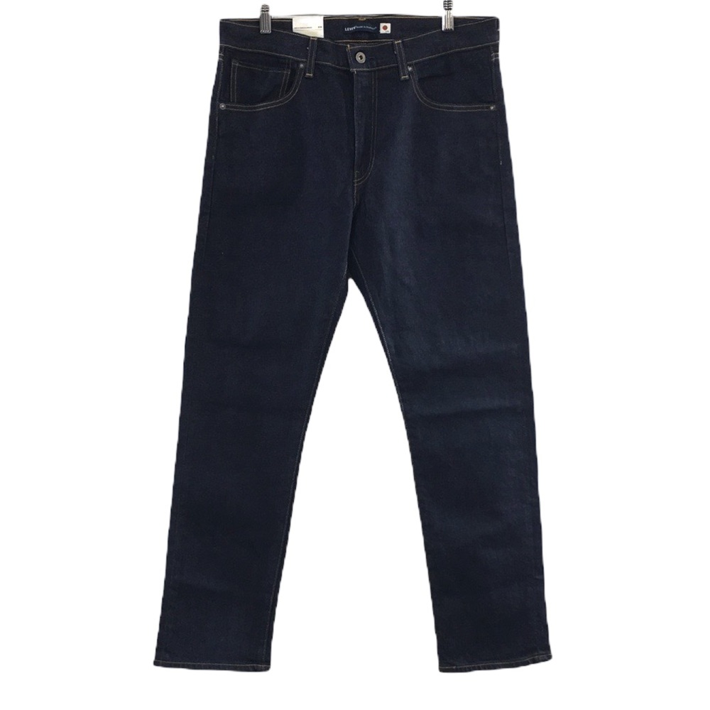 Levis Pipe Straight Leg Jeans Womens 30 Dark Wash Stretch Denim Made & Crafted